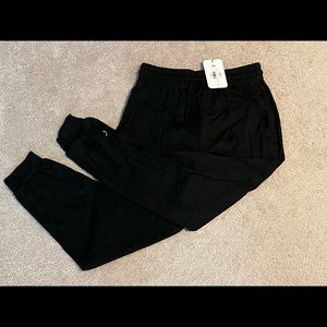Black Zyia joggers, size M